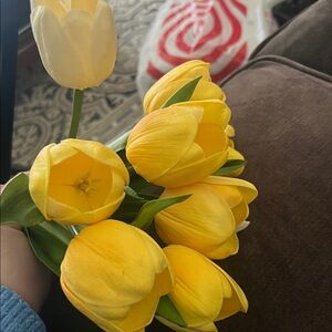 Yellow Tulip Bouquet - Home Accent
